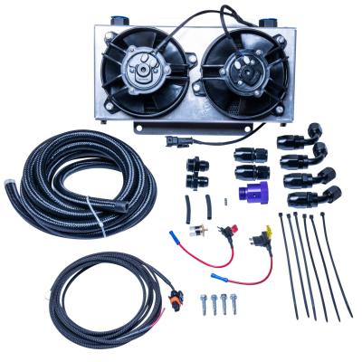ATS Universal Transmission Cooler Kit, 19 Row w/ Dual Fan 1/2 Inch Lines ATS Diesel Performance