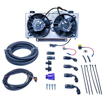 ATS Universal Transmission Cooler Kit, 19 Row w/ Dual Fan 3/8 Inch Lines ATS Diesel Performance