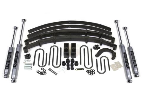 6 Inch Lift Kit Chevy/GMC 3/4 Ton Suburban 88-91 4WD 4 Inch Block Kit W Add A Leaf Fox 2.0 Performance Shocks