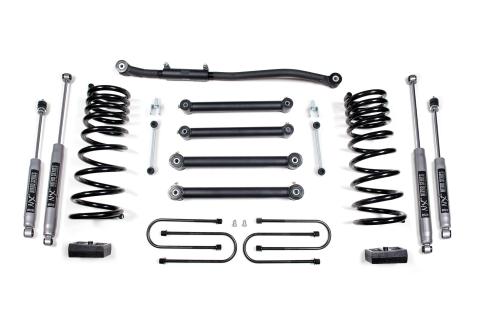 3 Inch Lift Kit Dodge Ram 2500 03-13 & 3500 03-12 4WD Diesel 4 Inch Axle Fox 2.0 Performance Shocks