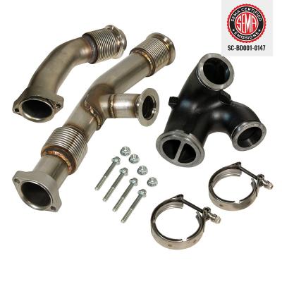 6.0L Power Stroke Up-Pipes Kit w/EGR Connector Ford 2003-2004.5 BD Diesel