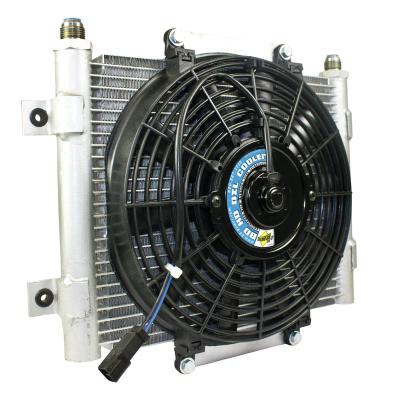 Xtrude Tranmission Cooler with Fan -10 JIC Male Connection BD Diesel