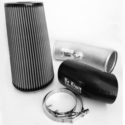 6.7 Cold Air Intake 11-16 Ford Super Duty Power Stroke Raw Dry Filter Stage 2 No Limit Fabrication