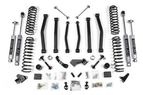 4.5 Inch Lift Kit Jeep Wrangler JK 12-18 4-Door Sway Bar Disconnect NX2 Nitro Shocks