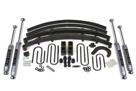 6 Inch Lift Kit Chevy/GMC 3/4 Ton Suburban 88-91 4WD Leaf Springs Fox 2.0 Performance Shocks