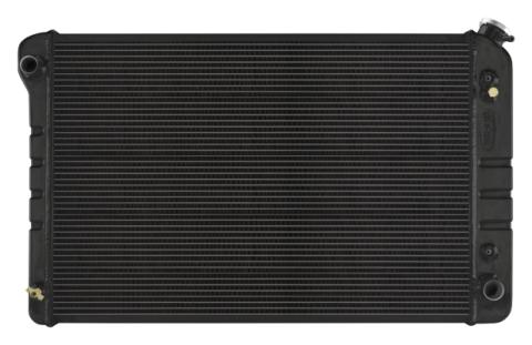 77-87 Chevy/GMC Pickup Truck Automatic 21 Inch Aluminum Radiator Black Night Rider Series Cold Case Radiators