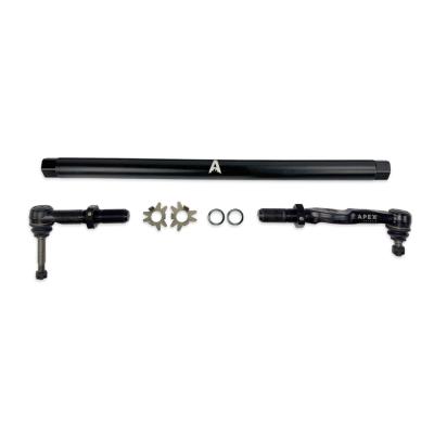 Heavy Duty Black Aluminum Drag Link Assembly Fits: 05-16 F250/F350 Super Duty Apex Chassis