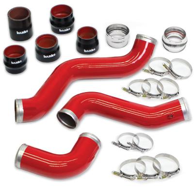 Boost Tube Upgrade Kit Fits 20-26 Chevy/GMC 2500/3500 6.6L Duramax, L5P Red Powdercoat Banks Power