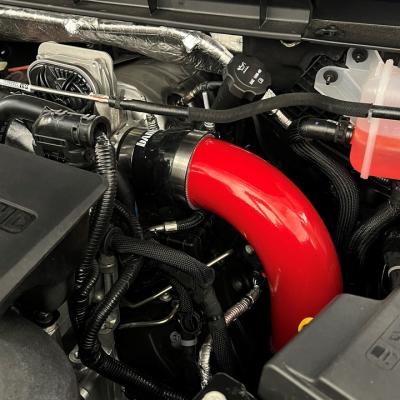 Boost Tube Upgrade Kit Fits 20-26 Chevy/GMC 2500/3500 6.6L Duramax, L5P Red Powdercoat Banks Power