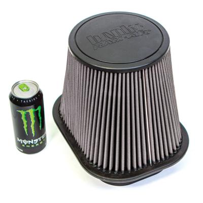 Ram-Air Dry Filter for 17-19 Ford Super Duty 6.7L and 20-24 Chevy/GMC 2500/3500 6.6L Duramax Banks Power
