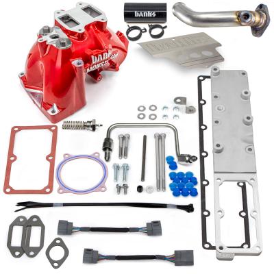 Monster-Ram Intake 13-18 RAM 3500-5500 Chassis Cab 6.7L Red Powdercoat Banks Power