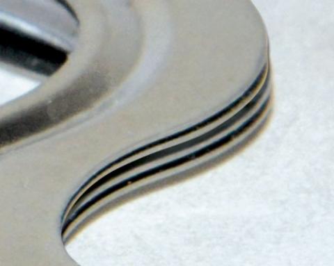 Over-Sized Port Stainless Steel Exhaust Manifold Gasket Set 2 Pcs PPE Diesel