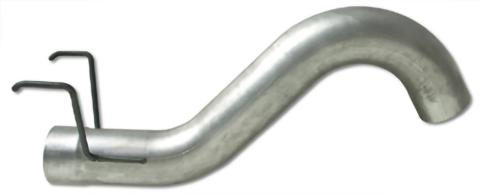 Exhaust Pipe 5 Inch 04.5-Early 07 RAM 2500/3500 First Section Pass Stainless Performance Series Exhaust Tail Pipe Diamond Eye