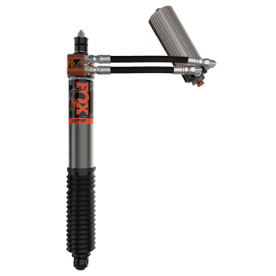 22-Up Toyota Tundra Rear w/Ext Brake Lines Internal Bypass Factory Race 3.0 Recirculating Remote Reservoir Dual Speed Compression Adjuster 1-2 Inch Lift Fox Offroad Shocks