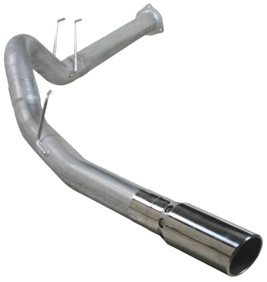 Filter Back Exhaust For 11-14 Ford F250/F350 Superduty 6.7L 4 Inch Single Pass Aluminized Diamond Eye