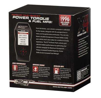 4X Power Flash Programmer Pre Loaded 96-14 DCX Cars/Trucks/Jeep Gas Only SCT Performance