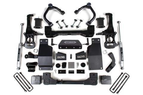 6 Inch Lift Kit Silverado/Sierra 1500 19-24 4WD Diesel Fox 2.0 Performance