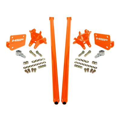 HSP Traction Bars For 2011-2017 Ford Powerstroke 6.7 Liter F250 F350 SRW Regular Cab Long Bed-Silk Stain Black