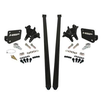 HSP Traction Bars For 2011-2017 Ford Powerstroke 6.7 Liter F350 DRW Extended Cab Short Bed-Polar White