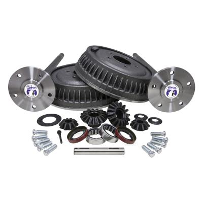 5 Lug Conversion Kit For 1963-1964 GM 12-Bolt Truck 30- Spline 12T '63-'64 5 Lug Rear Axle Conv Kit W/Axles Spider Gears Drums Bearings &amp; Studs 30 34 Inch 30 Spline 5X5 Yukon Gear