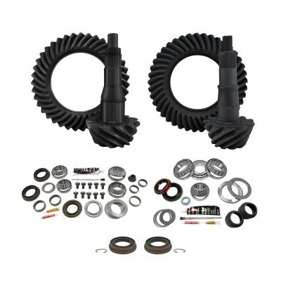 Re-Gear &amp; Installation Kit Ford 9.75 Inch 2000-2010 F150 4.11 Ratio Fr&amp;Rr '00-'10 Ford F150 W/9.75 Rear 4.11 Complete Gear Package F/R R&amp;P'S &amp; Master Kits Yukon Gear
