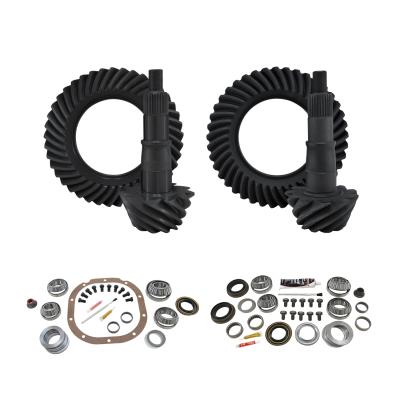 Re-Gear &amp; Installation Kit Ford 8.8 Inch Various F150 4.56 Ratio Fr&amp;Rr 09-'14 Ford F150 W/8.8 Rear (3.544 Inch Bearing Od) 4.56 Complete Gear Package F/R R&amp;Ps &amp; Master Kits Yukon Gear