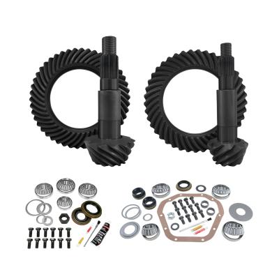 Re-Gear &amp; Installation Kit Dana 60 Front Dana 80 Rear F350 4.11 Thick 00-16 F350 Drw 4.11 Thick Gear/Kit Package D80 4.11 Thick (3.73&amp;Down Case)/ D60 Front (4.10&amp;Down) Yukon Gear