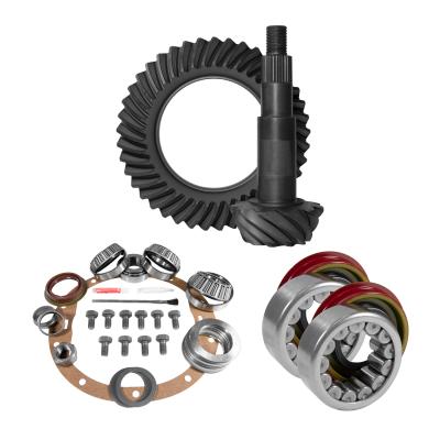 8.6 Inch GM 4.56 Rear Ring &amp; Pinion Install Kit Axle Bearings &amp; Seal 8.6 Inch GM 4.56 Rear R&amp;P Gear/ Install Kit Package W/ Ak C10 '99-'08 Trk &amp; Suv Yukon Gear