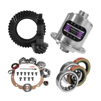8.8 Inch Ford 4.56 Rear Ring &amp; Pinion Install Kit 31 Spline Posi 2.53 Inch Axle Bearings 8.8 Ford 4.56 Rear R&amp;P Gear/ Install Kit Package With 31 Spline Posi &amp; Ak 1559 Axle Bearings (2.53 Inch Od) Yukon Gear