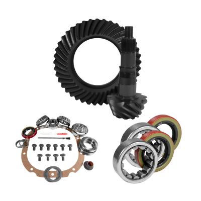 8.8 Inch Ford 4.88 Rear Ring &amp; Pinion Install Kit 2.53 Inch OD Axle Bearings &amp; Seals 8.8 Ford 4.88 Rear R&amp;P Gear/ Install Kit Package With Ak 1559 Axle Bearings (2.53 Inch Od) Yukon Gear