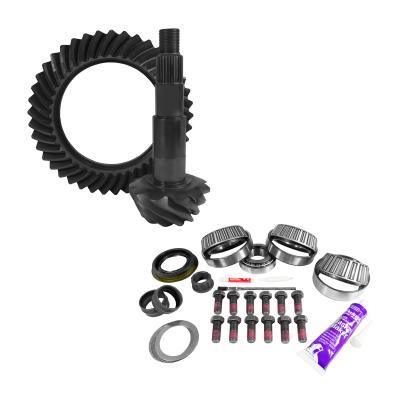 11.5 Inch AAM 4.56 Rear Ring &amp; Pinion Install Kit 4.125 Inch OD Pinion Bearing 11.5 Inch AAM 4.56 Rear R&amp;P Gear/ Install Kit Package '01-'10 GM '03-'10 Chy/ Dodge Yukon Gear