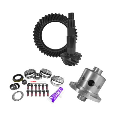 11.5 Inch AAM 4.11 Rear Ring &amp; Pinion Install Kit Posi 4.125 Inch OD Pinion Bearing 11.5 Inch AAM 4.11 Rear R&amp;P Gear/ Install Kit Package W/ Posi '01-'10 GM '03-'10 Chy/ Dodge Yukon Gear