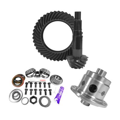11.25 Inch Dana 80 4.56 Rear Ring &amp; Pinion Install Kit 35 Spline Posi 4.375 Inch Bearing D80/ 11.25 Inch Dana 4.56 Rear R&amp;P Gear/ Install Kit Package With Posi 4.375 Inch OD Head Bearing Yukon Gear