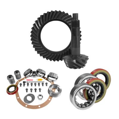 8.875 Inch GM 12T 3.42 Rear Ring &amp; Pinion Install Kit Axle Bearings &amp; Seals 12T GM 3.42 Rear R&amp;P Gear/ Install Kit Package With Ak 1559 Yukon Gear