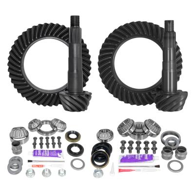 Ring &amp; Pinion Gear Kit Package Front &amp; Rear With Install Kits - Toyota 8 Inch /8 Inch IFS Toyota 05-15 Tacoma 07-09 Fj W/ Locker (8 Inch /8 Inch ) 4.88 Ratio Gear Package (Fits 3.73&amp;Down Front Case) Yukon Gear