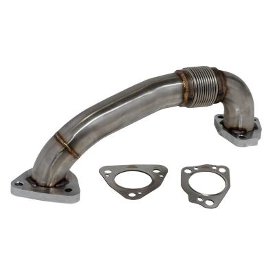 2in Replacement Driver Side Up-Pipe For 2017-2026 Silverado/Sierra 2500/3500 HD L5P Duramax Raw HSP Diesel