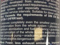 Common Rail Injection System Cleaner Dynomite Diesel