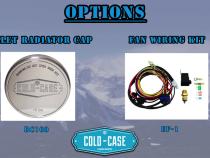 67-76 Chevy GMC Pickup Truck Aluminum Radiator And 14 Inch Fan Kit Cold Case Radiators