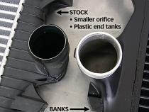 Intercooler System 03-04 Ford 6.0L F250/F350/F450 W/High-Ram and Boost Tubes Banks Power