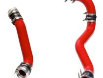 Boost Tube Upgrade Kit Fits 20-26 Chevy/GMC 2500/3500 6.6L Duramax, L5P Red Powdercoat Banks Power