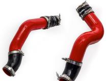 Boost Tube Upgrade Kit Fits 19-24 Ram 2500/3500 6.7L Cummins Red Powdercoat Banks Power