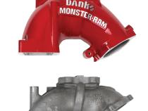 Monster-Ram Intake System for 13-18 Dodge Ram 2500/3500 6.7L Cummins Red Powdercoat Banks Power