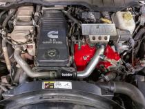 Monster-Ram Intake 13-18 RAM 3500-5500 Chassis Cab 6.7L Red Powdercoat Banks Power