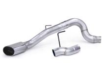 Monster Exhaust System 5-inch Single Exit Chrome Tip for 13-18 Ram 2500/3500 6.7L Cummins Mega-Cab SB Banks Power