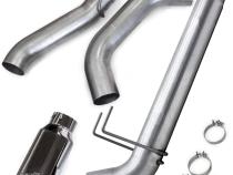 Monster Exhaust System for 19-24 Ram 3500 6.7L Cummins Crew Cab Long Bed (DRW) Chrome-Plated Stainless Tip Banks Power