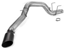 Monster Exhaust System for 19-24 Ram 3500 6.7L Cummins Mega Cab Short Bed (DRW) Cerakote Black Tip Banks Power