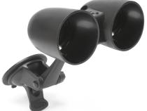 Dual Gauge Pod Kit 52mm Sticky Base Suction Mount iDash 1.8 and 52mm (2-1/16 inch) gauges Banks Power