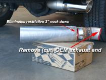 2007-2019 GM 6.6L Duramax 304 Stainless Steel Four Inch Performance Exhaust Upgrade Polished