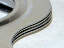 Over-Sized Port Stainless Steel Exhaust Manifold Gasket Set 2 Pcs PPE Diesel