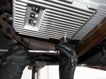 2005-2019 Jeep/Dodge/Chrysler w/ WA580, W5A580, NAG1 Transmission Heavy-Duty Cast Aluminum Transmission Pan Black